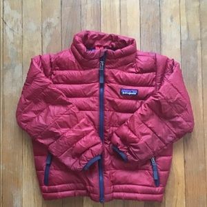 Patagonia Down Sweater Jacket Red - Toddler Size 3